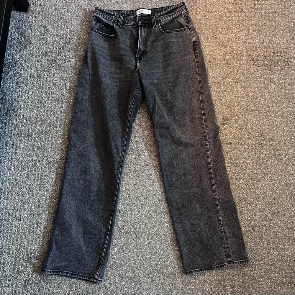 Abercrombie & Fitch Curve Love High Rise 90’s Relaxed Jeans